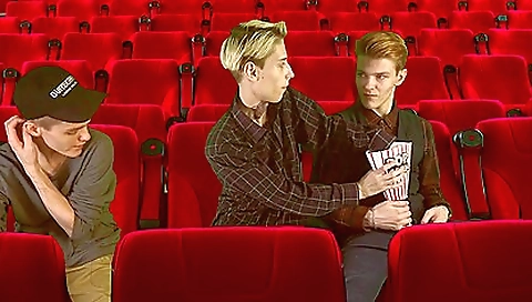 Blonde girl gets fucked and cum