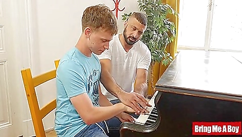 Spanish girl's tight pussy on a huge cock