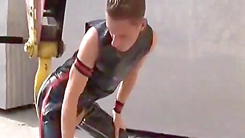 Sexy young brunette hair with her boyfriend