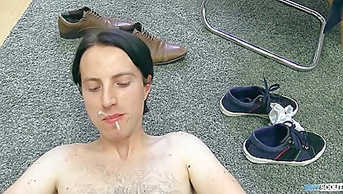 Sexy slutty soapyed and fucked by a huge cock