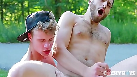 Blonde girl gets her ass fucked