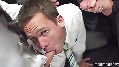 Hot couple having a great show