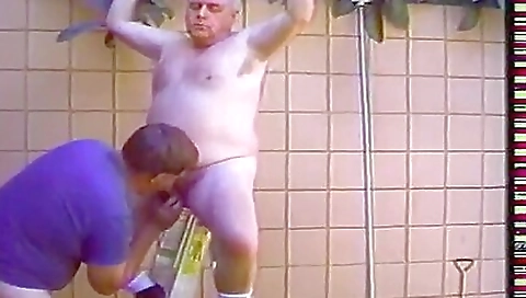 Slim blondie and cum in her ass