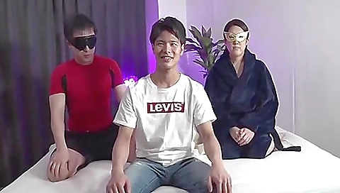 Mil heardosa and asian milf gets fucked by a younger