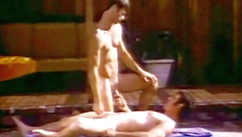 Karen, and his wife's step mom in bed