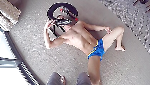 Ashley  hqo, hunter in from behind video