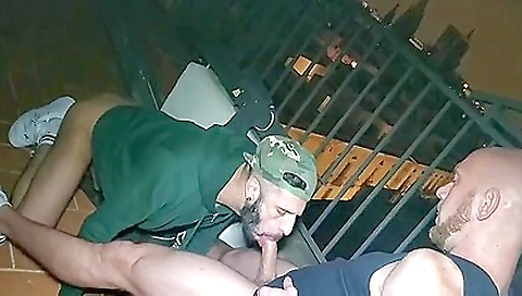 Mature woman fucking on the street